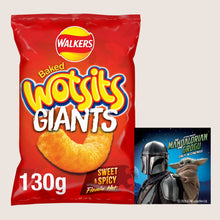 Walkers Wotsits Giants Sweet & Spicy Sharing Snacks Crisps Sharing Size 130g