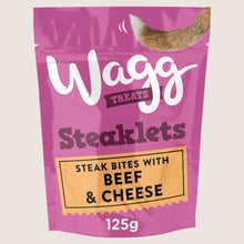 Wagg Treats Steaklets Nutritionally Complete 125g