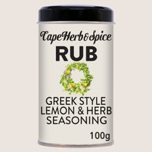 Cape Herb & Spice Rub Greek Style Lemon & Herb Seasoning Halal Certified 100g