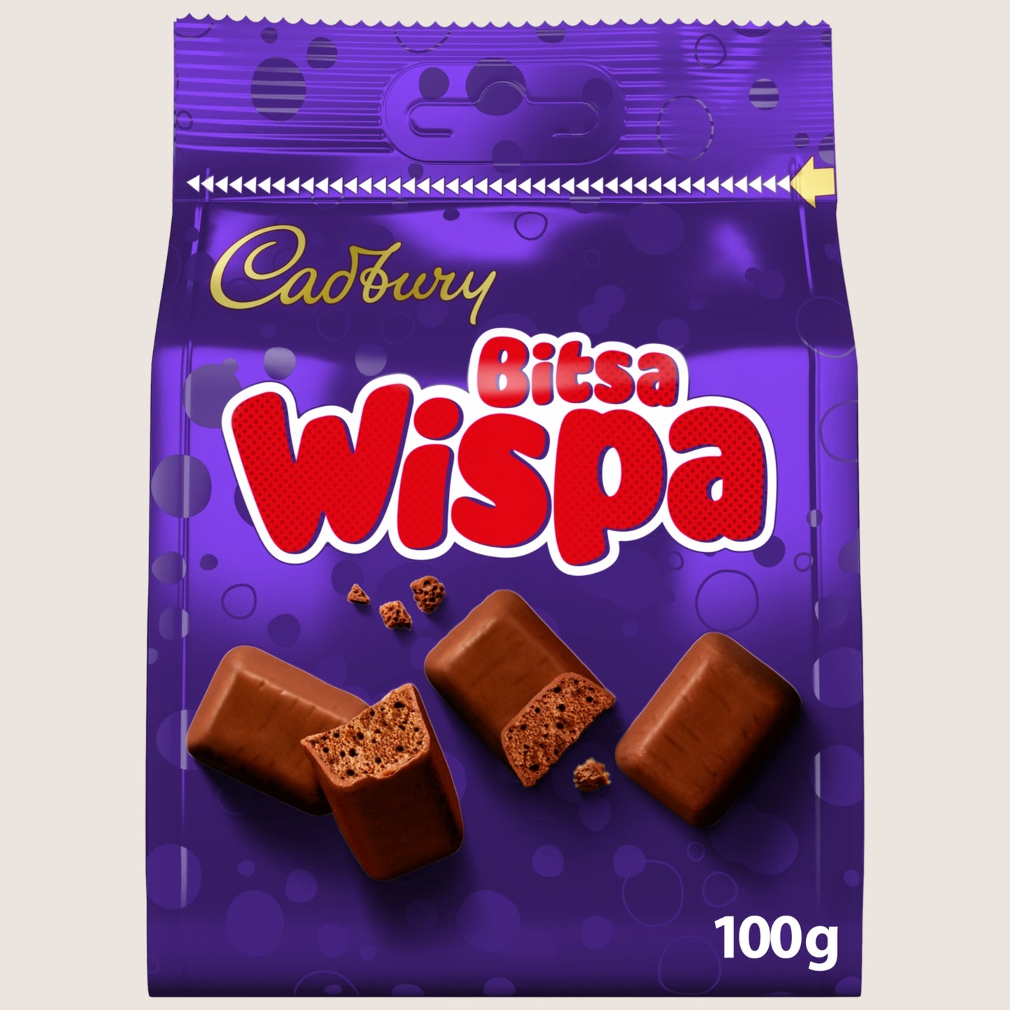 Cadbury Bitsa Wispa Chocolate Bag 100g