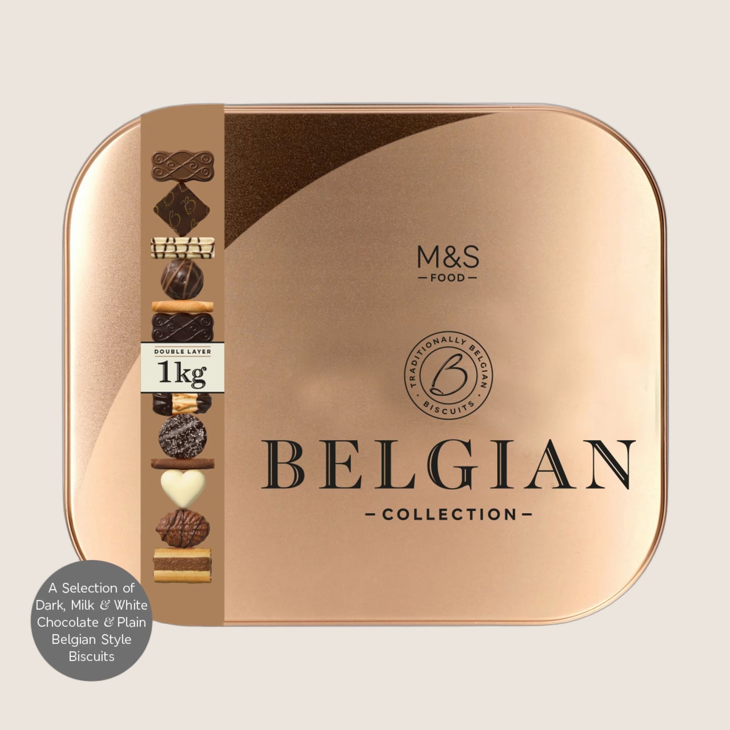 M&S Belgian Chocolate Biscuit Selection 1 kg
