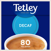 Tetley 80 Decaf Tea Bags Decaffeinated 250g