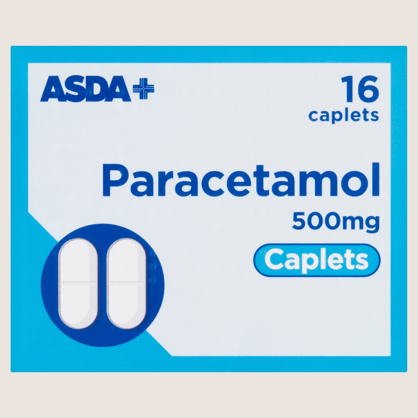 ASDA Paracetamol 500mg Caplets 16 Caplets