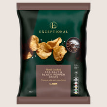 Exceptional by Asda Hand Cooked Sea Salt & Black Pepper Crisps No Artificial Additives 150g