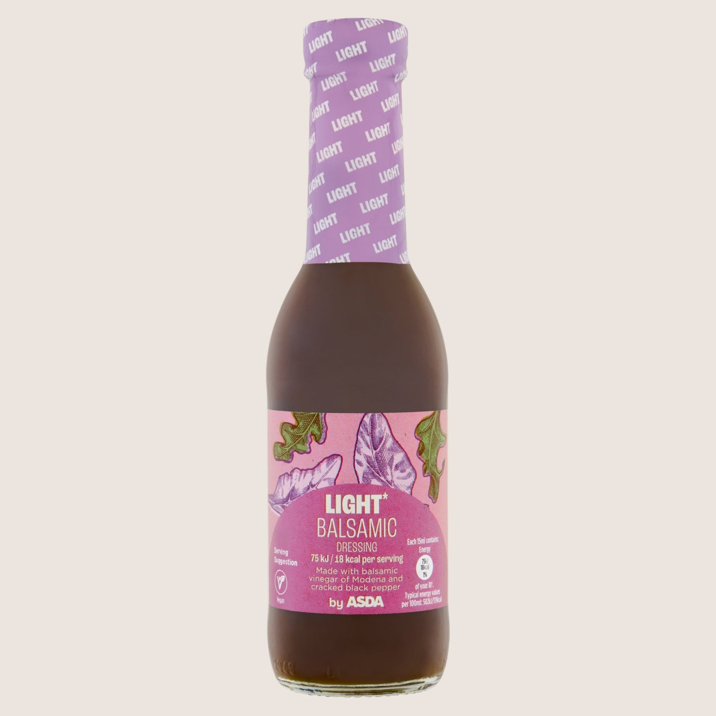 ASDA Light Balsamic Dressing Reduced Fat 250ml
