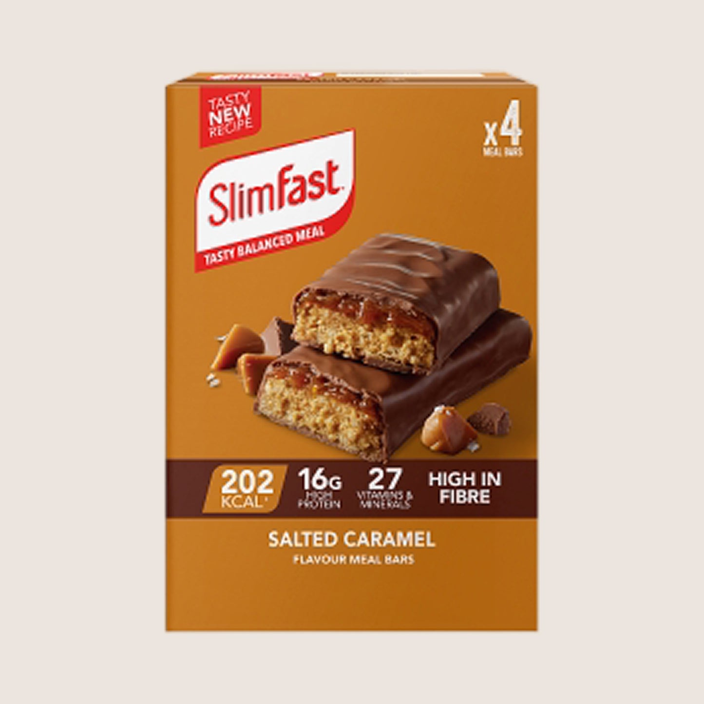 Slimfast Salted Caramel Flavour Meal Bars 4 x ()