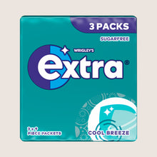 Wrigley's Extra Cool Breeze Sugar Free Chewing Gum x3 Packs