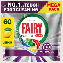 Fairy 30 Minute Miracle Platinum Plus Dishwasher Tablets 60 Capsules