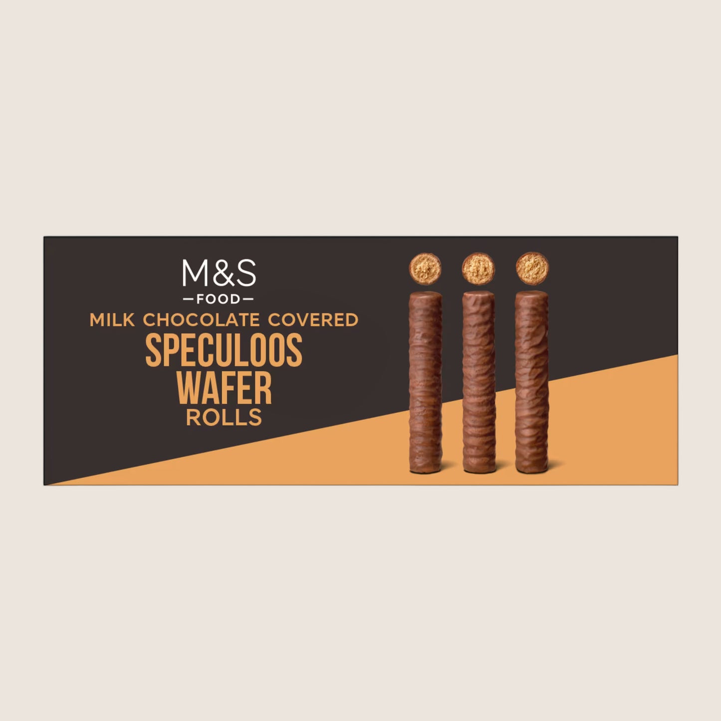 M&S Milk Chocolate And Speculoos Wafer Rolls 100 g