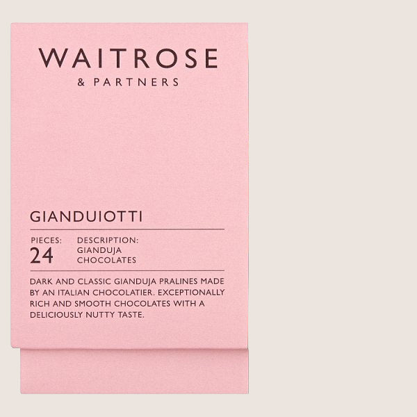 Waitrose Italian Gianduiotti Box Quality Choice 240G