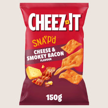Cheez-It Cheese & Smokey Bacon flavour Thin & Crispy Baked Snacks Baked Not Fried 150g