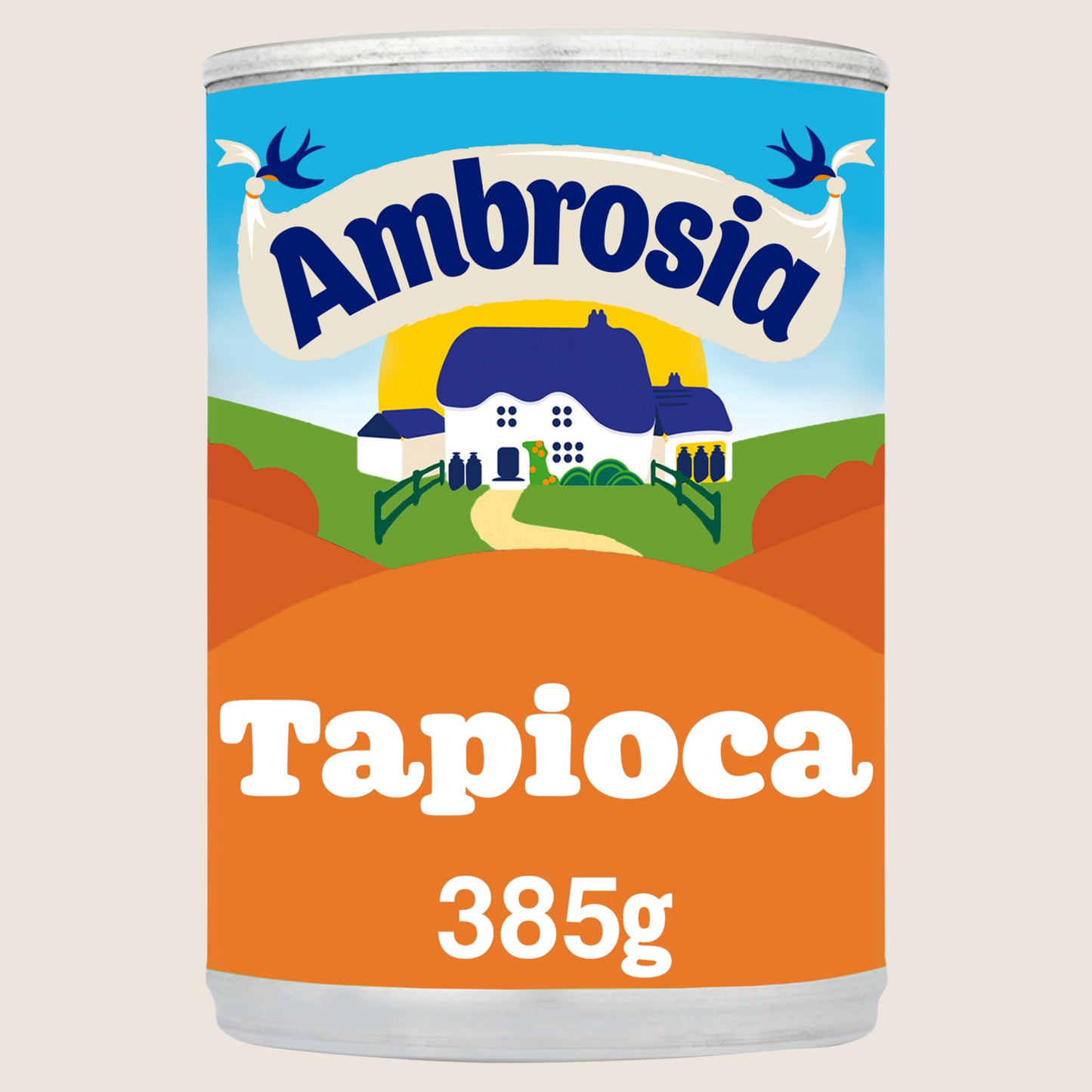 Ambrosia Tapioca Pudding Dessert Can No Artificial Additives 385g