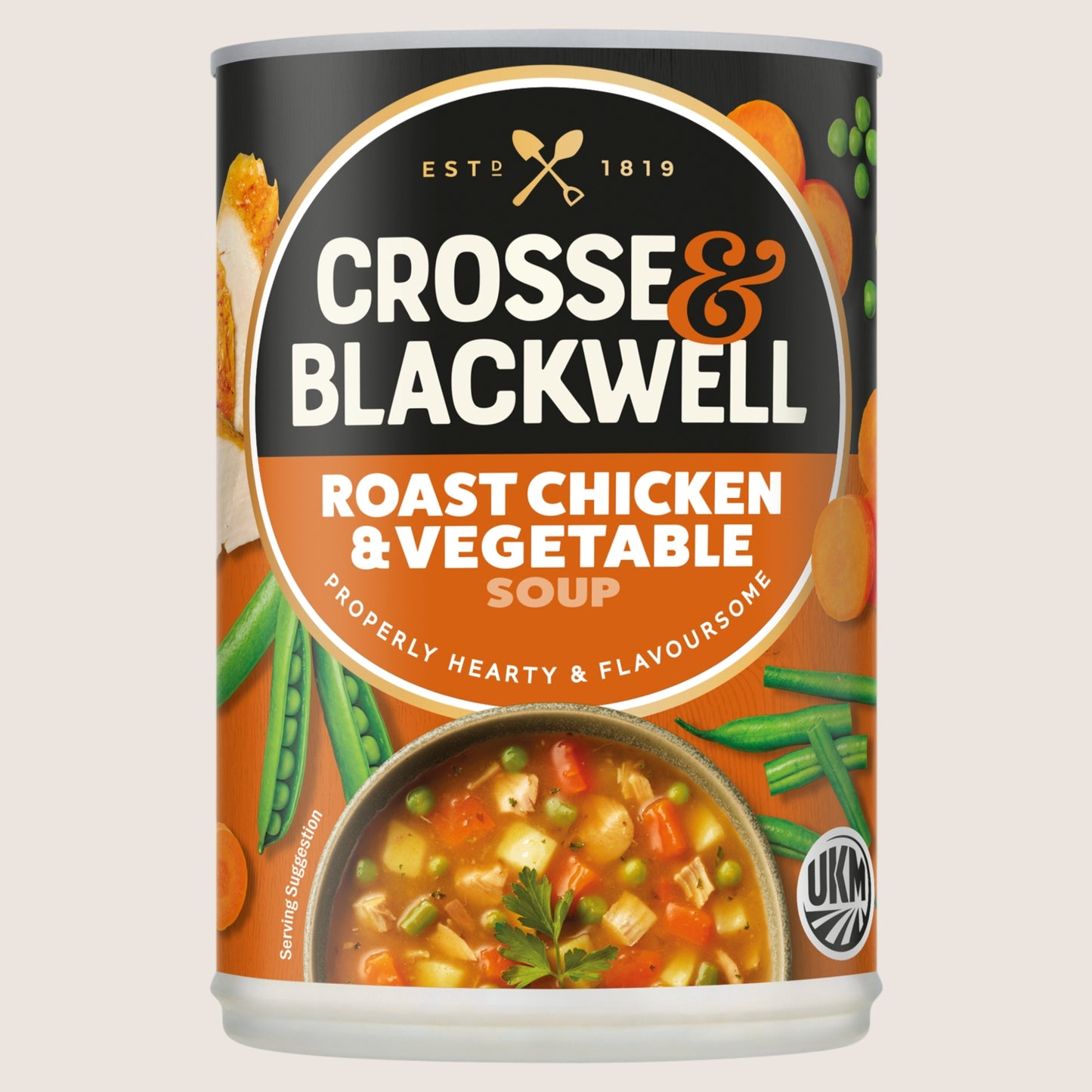 Crosse & Blackwell Roast Chicken & Vegetable Soup No Artificial Additives 400g