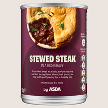 ASDA Stewed Steak in a Rich Gravy No Artificial Additives 392g