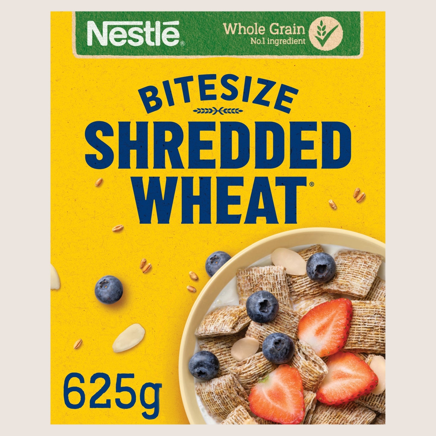 Nestle Shredded Wheat Bitesize Breakfast Cereal No Added Sugar 625g