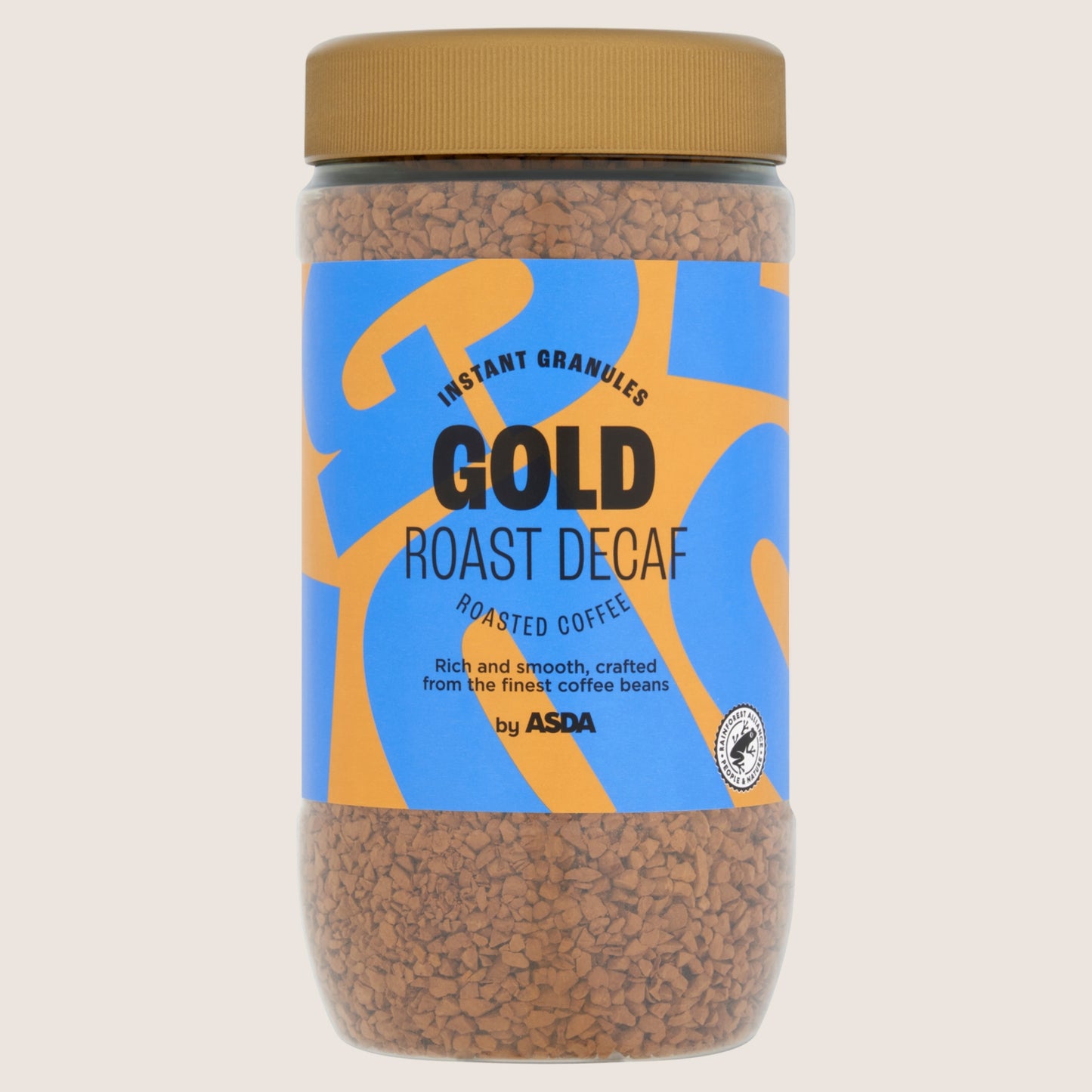 ASDA Gold Roast Decaf Instant Granules Decaffeinated 200g
