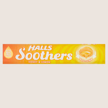 Halls Soothers Honey & Lemon Lozenges Roll