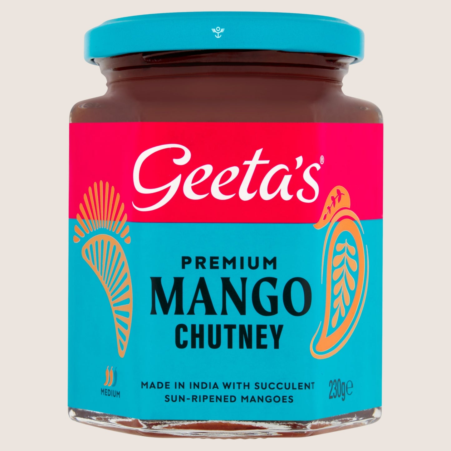 Geeta's Premium Mango Chutney Gluten Free 230g