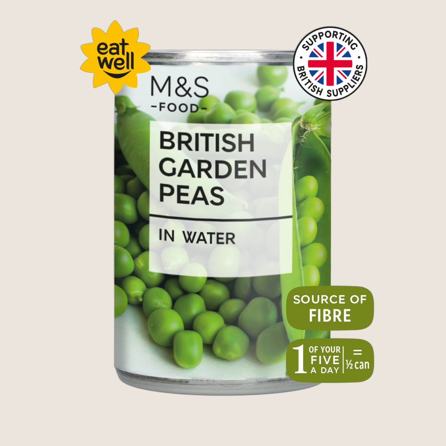 M&S British Garden Peas 290 g