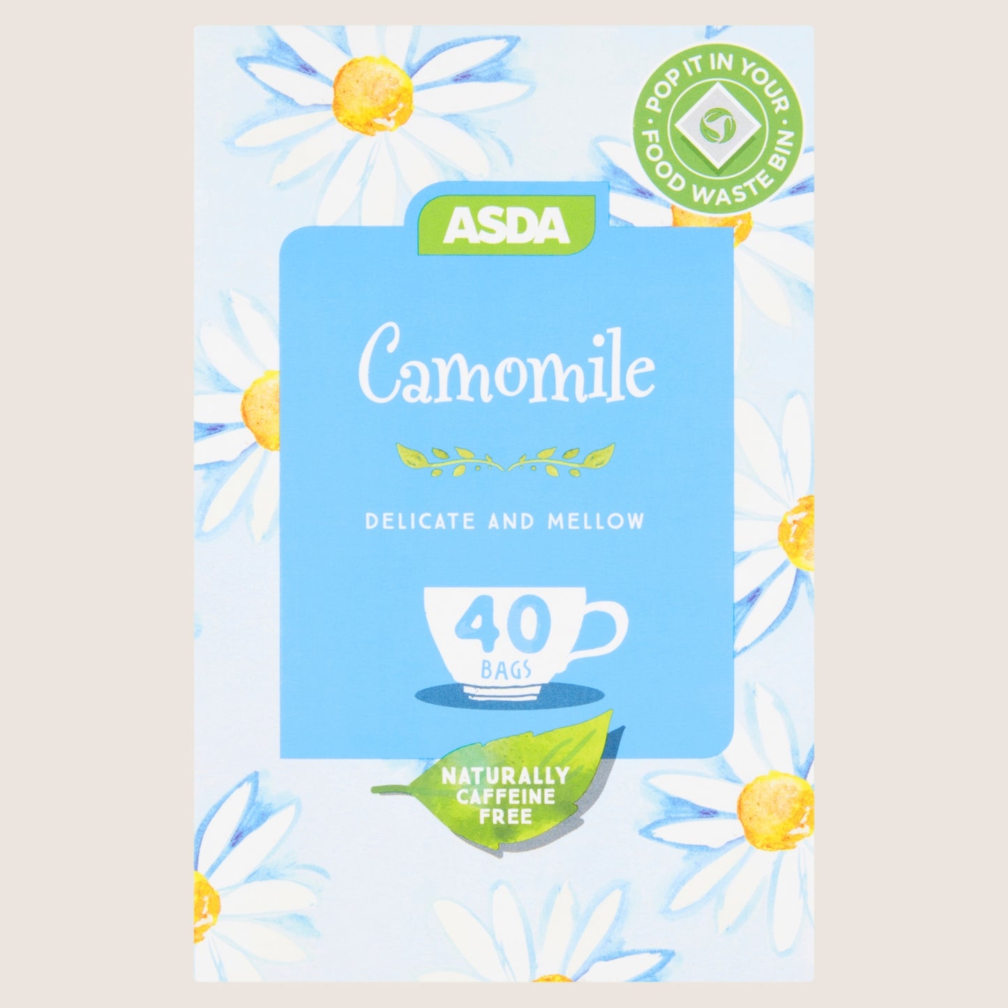 ASDA Camomile Tea 40 Bags No Artificial Additives