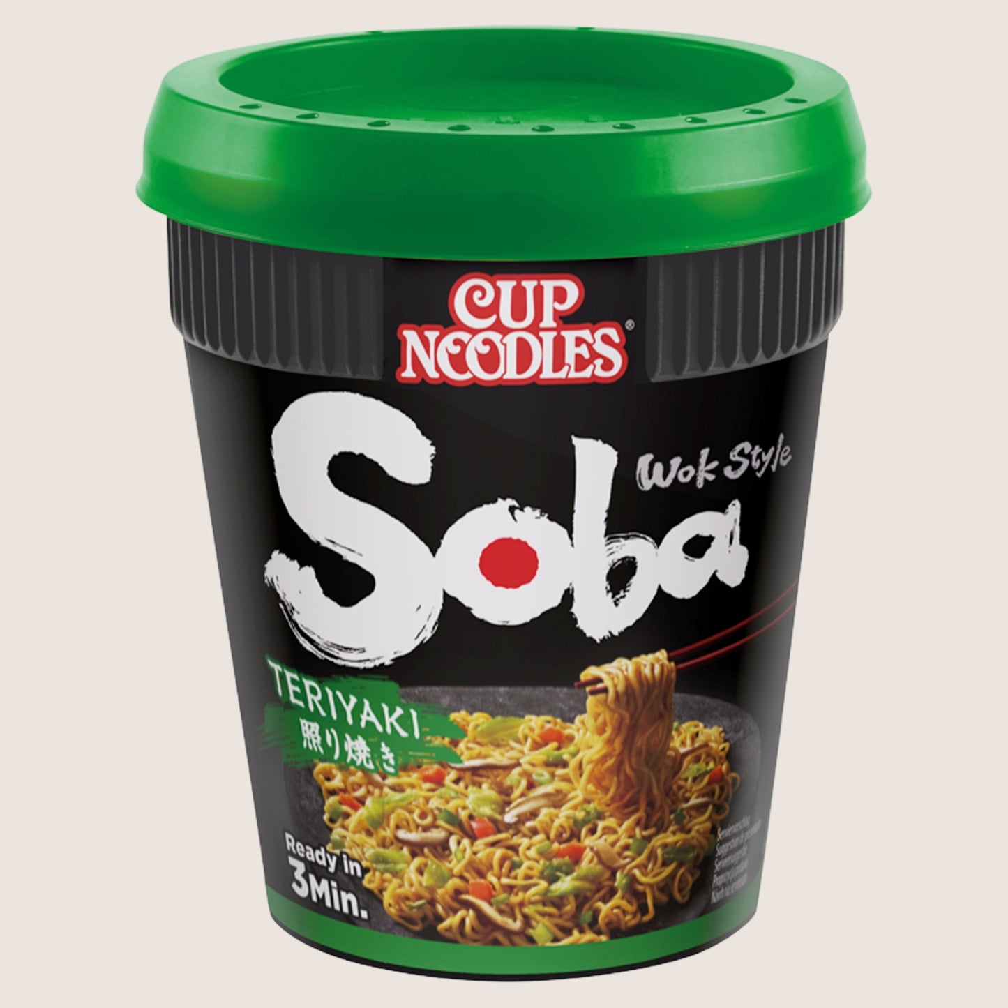 Nissin Nissin Soba Teriyaki Instant Wok Style Noodles Pot Ready in Minutes 90g
