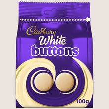 Cadbury White Chocolate Buttons Bag 100g