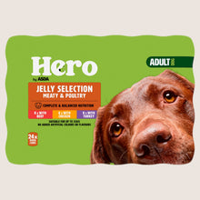 Hero by ASDA Hero Adult Jelly Selection Meat & Poultry Complete Nutrition 24 x 400g