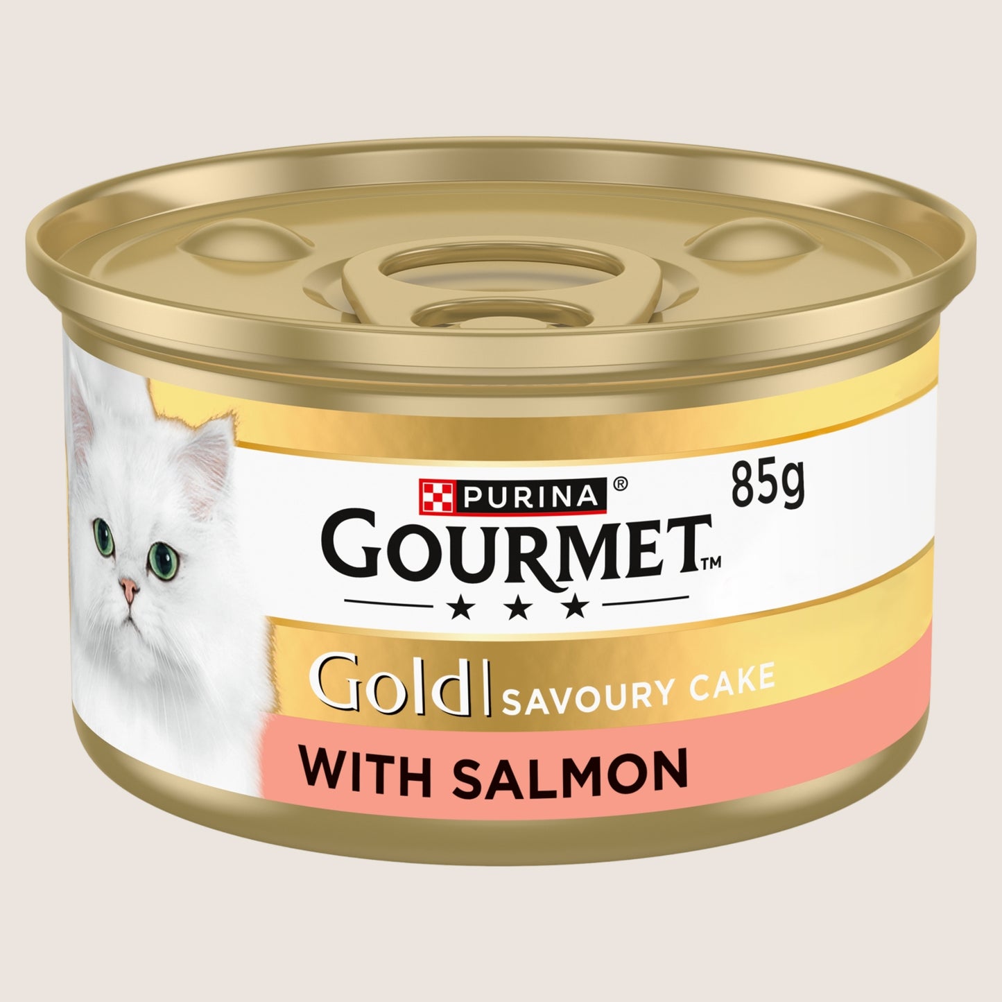 Gourmet Gold Savoury Cake Salmon Wet Cat Food With Taurine 85g
