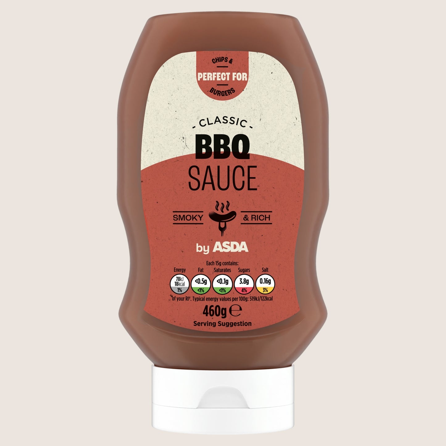ASDA Classic BBQ Sauce No Artificial Additives 460g