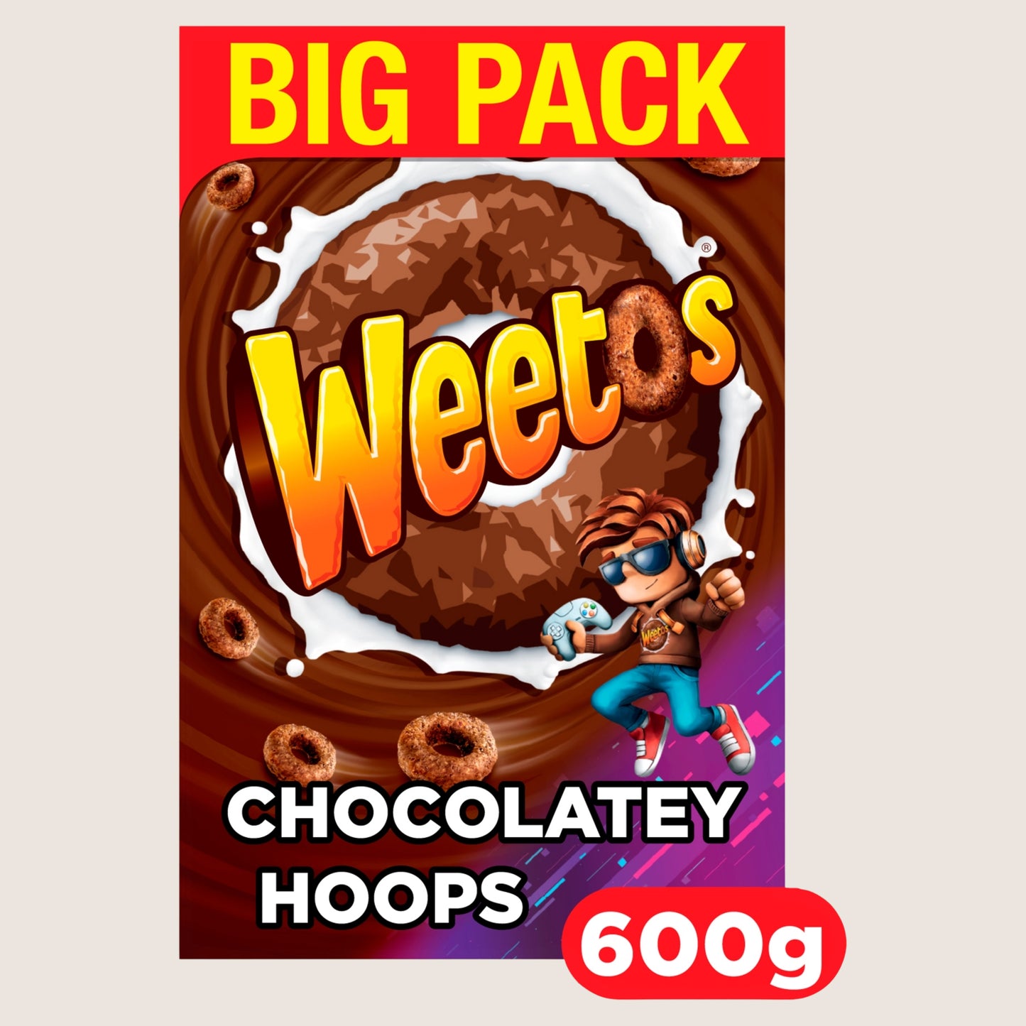 Weetos Chocolatey Hoops Wholegrain 600g