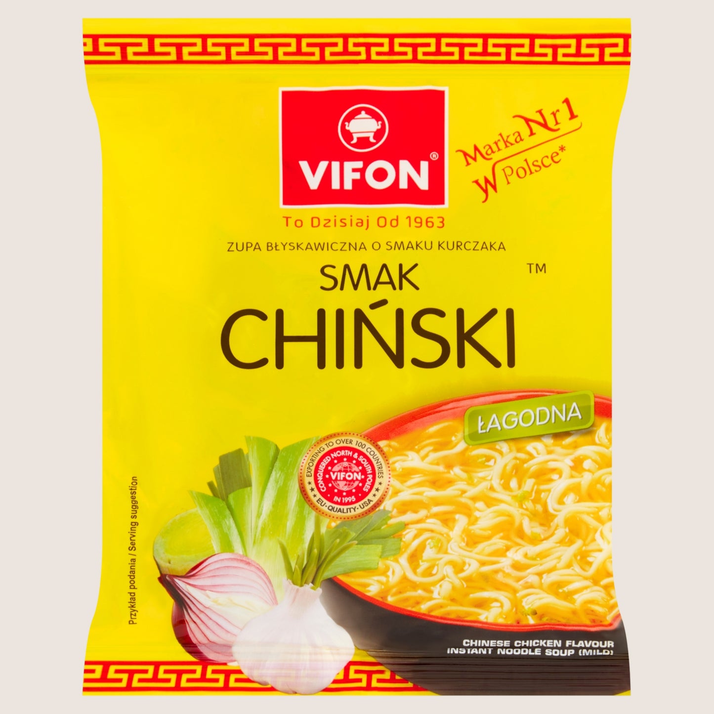 Vifon Chinese Chicken Flavour Instant Noodle Soup Ready in Minutes 70g