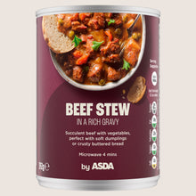ASDA Beef Stew in a Rich Gravy No Artificial Additives 392g