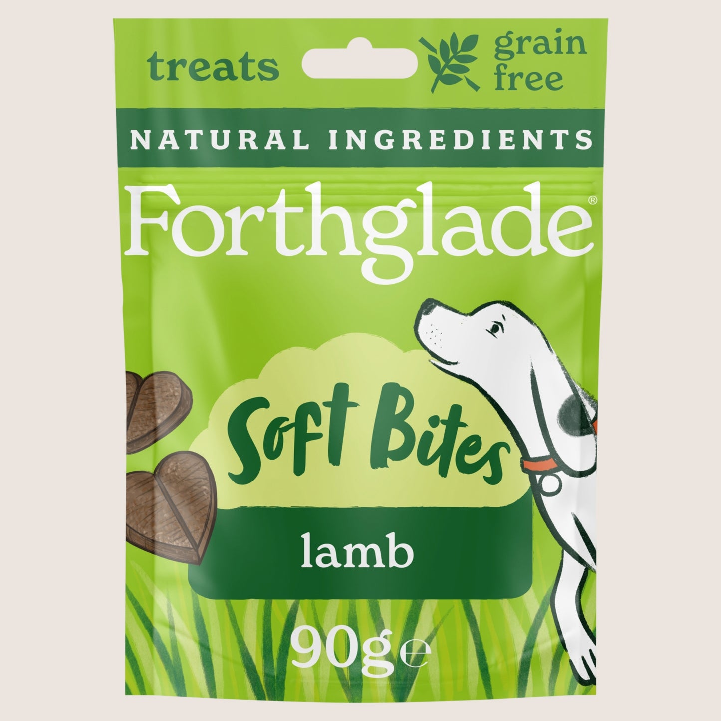 Forthglade Natural Soft Bite Treats with Lamb Grain Free 90g