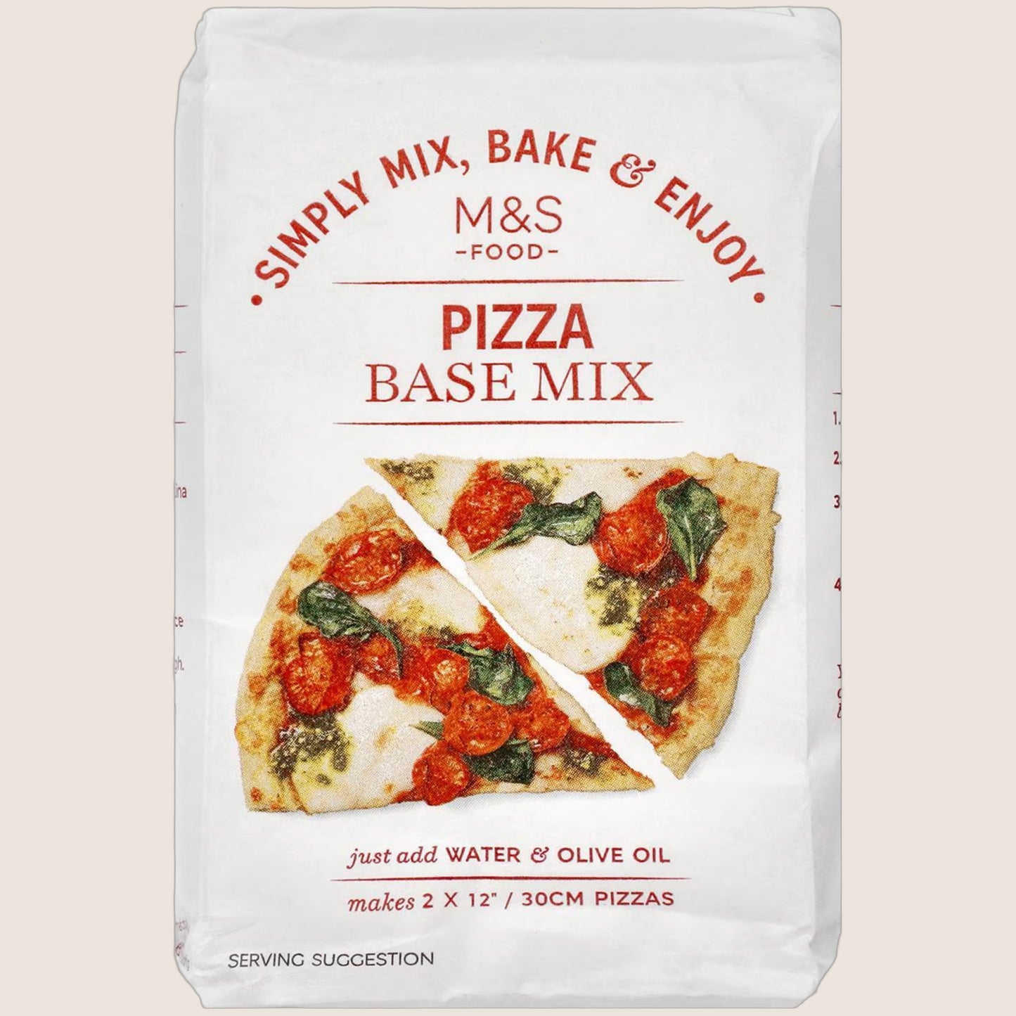 M&S Pizza Base Mix 500 g