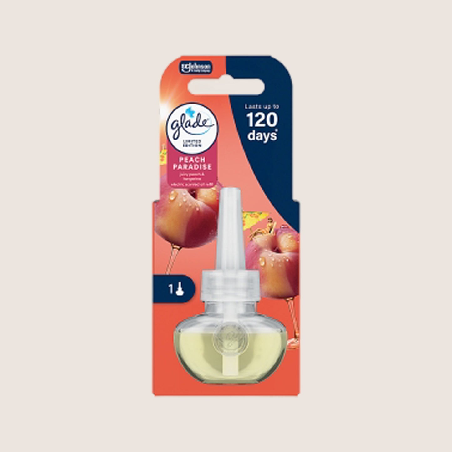 Glade Electric Scented Plug In Refill Peach Paradise 20ml