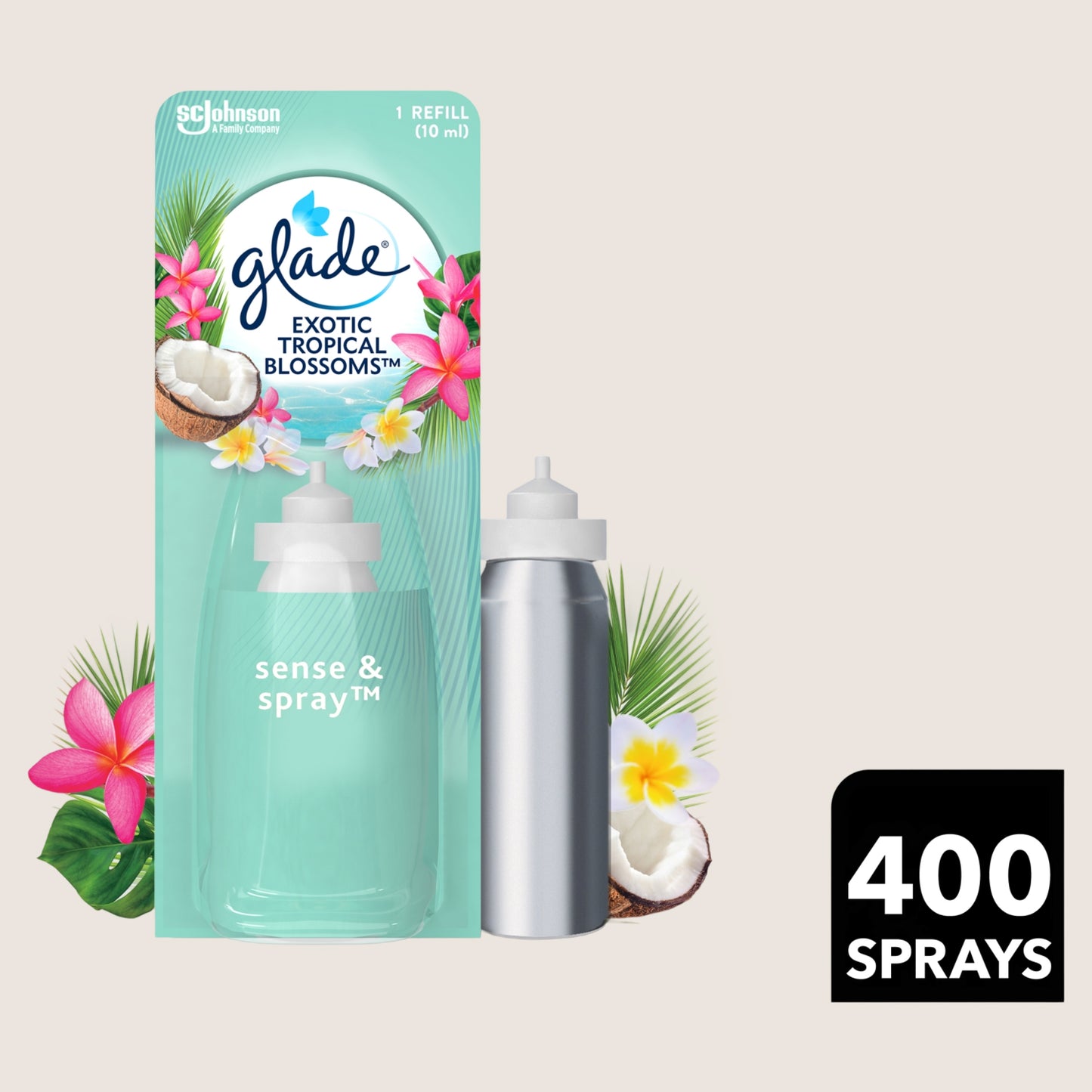 Glade Sense Spray Air Freshener Refill Tropical Blossom 18ml