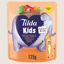 Tilda Kids Vegetable Paella Rice Gentle Formula 125g