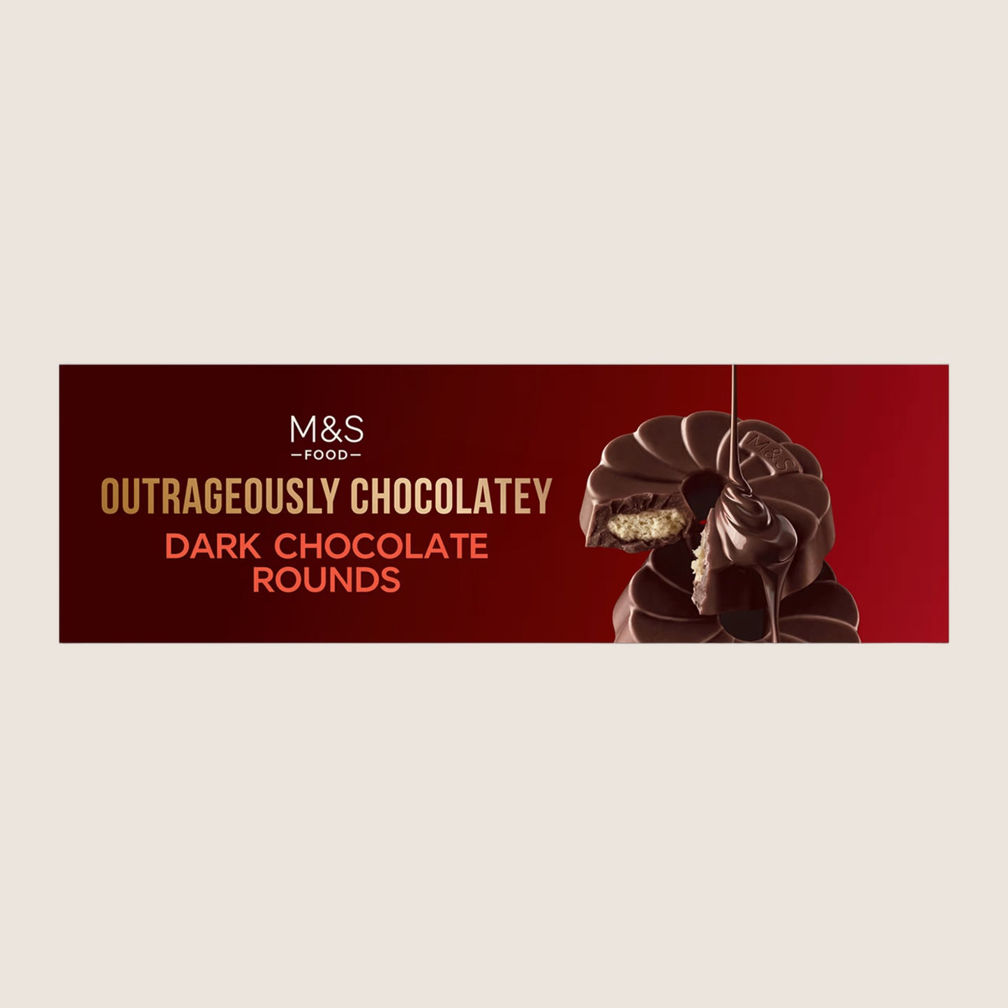 M&S Outrageously Chocolatey Dark Chocolate Rounds 200 g