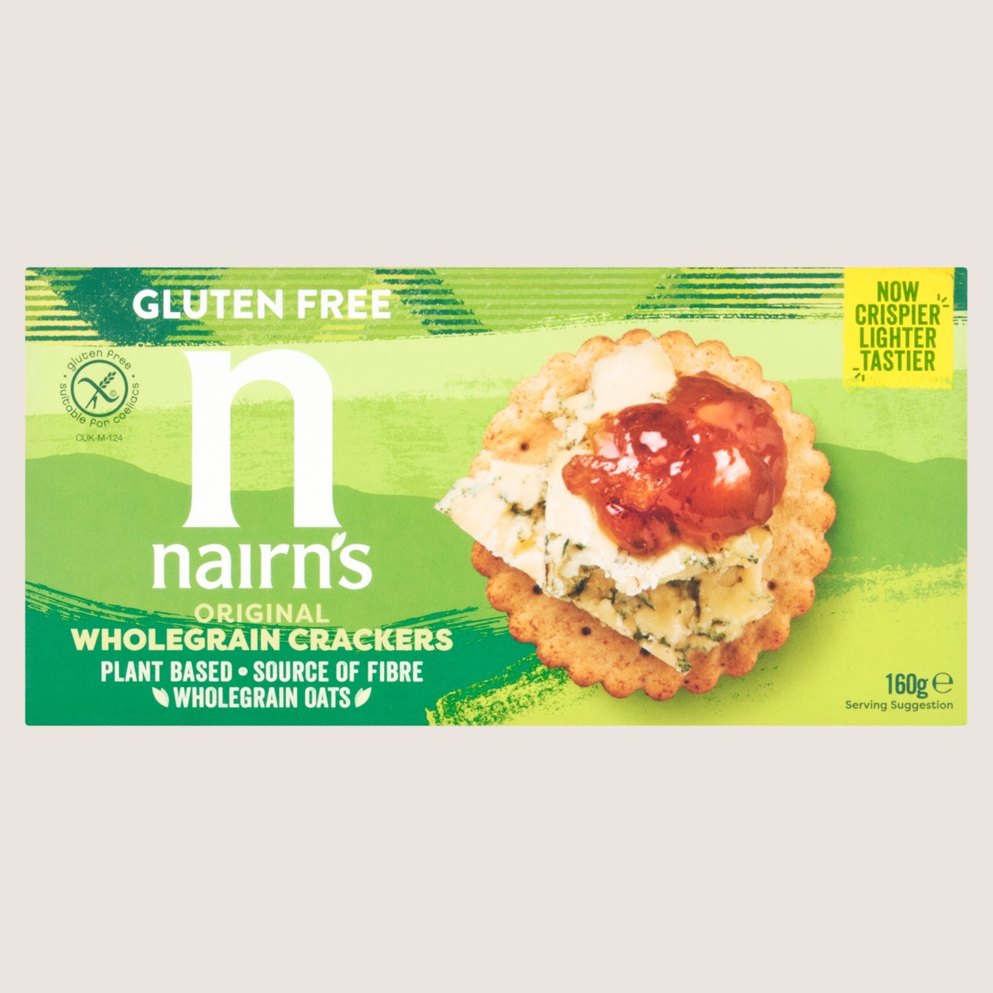 Nairn's Original Wholegrain Crackers Free From Artificial Additives 160g