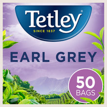 Tetley 50 Earl Grey Tea Bags Rainforest Alliance Certified 125g