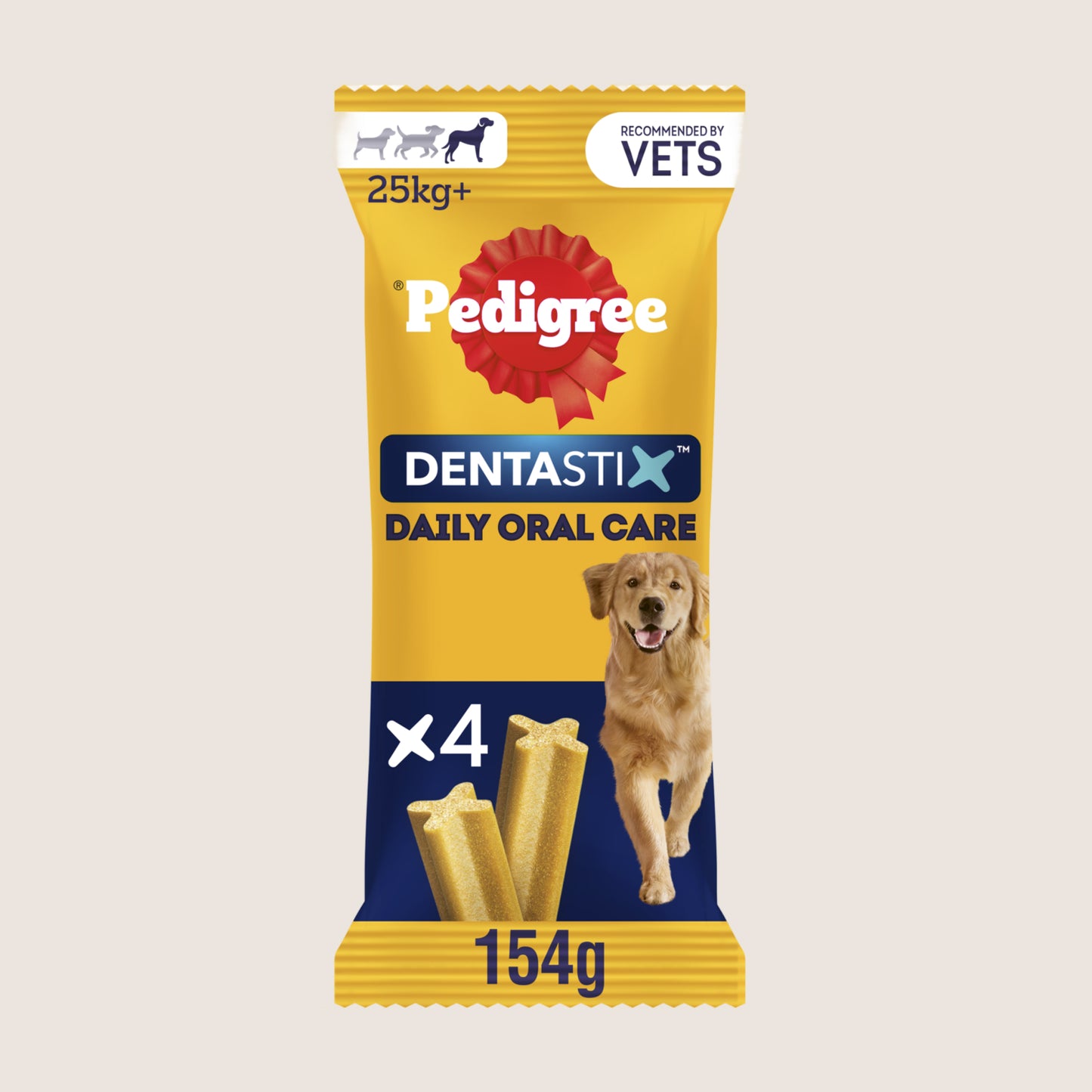 Pedigree DENTASTIX™ Daily Dental Chews Large Dog Treat 4 Sticks Dental Care