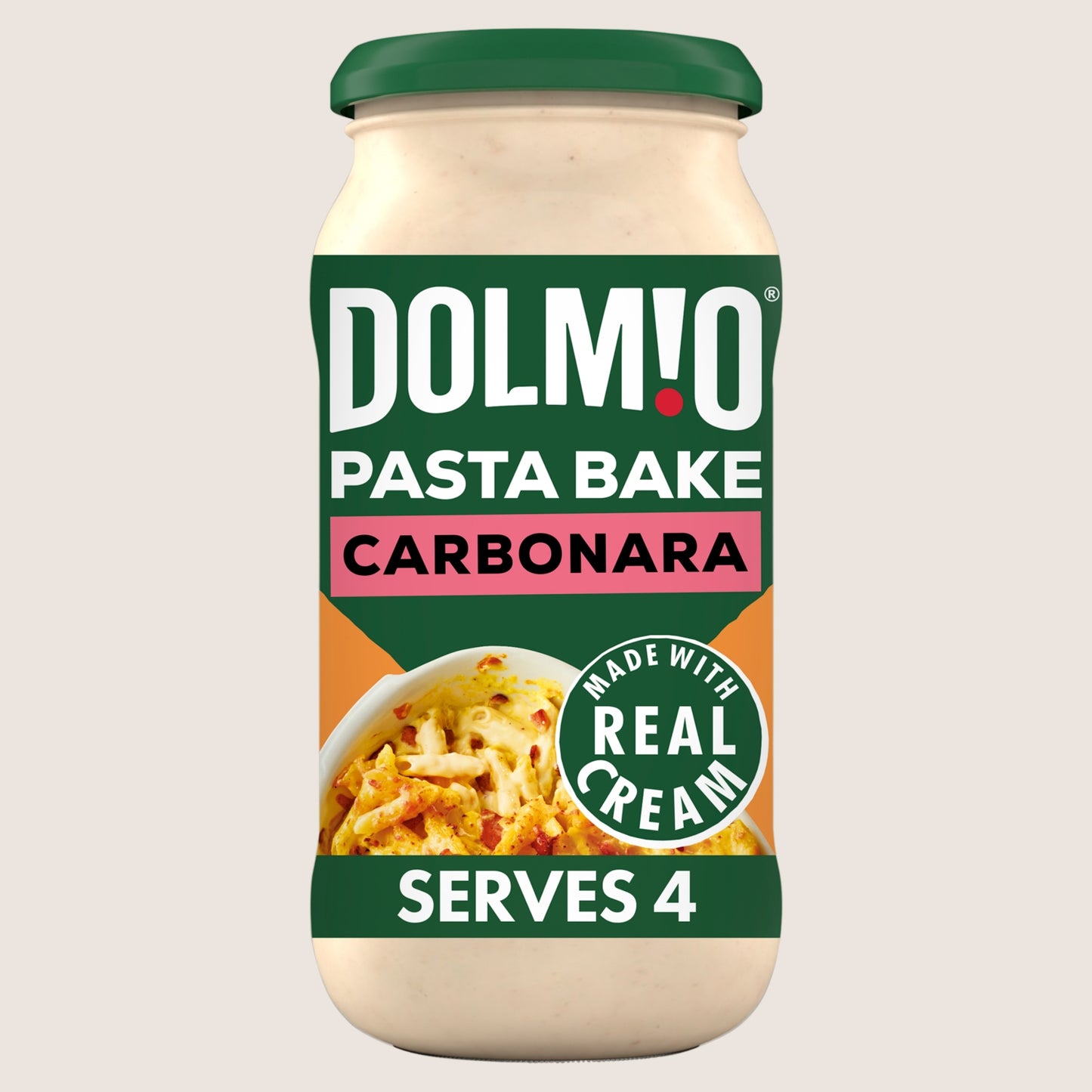 Dolmio Pasta Bake Sauce Carbonara No Artificial Additives 430g