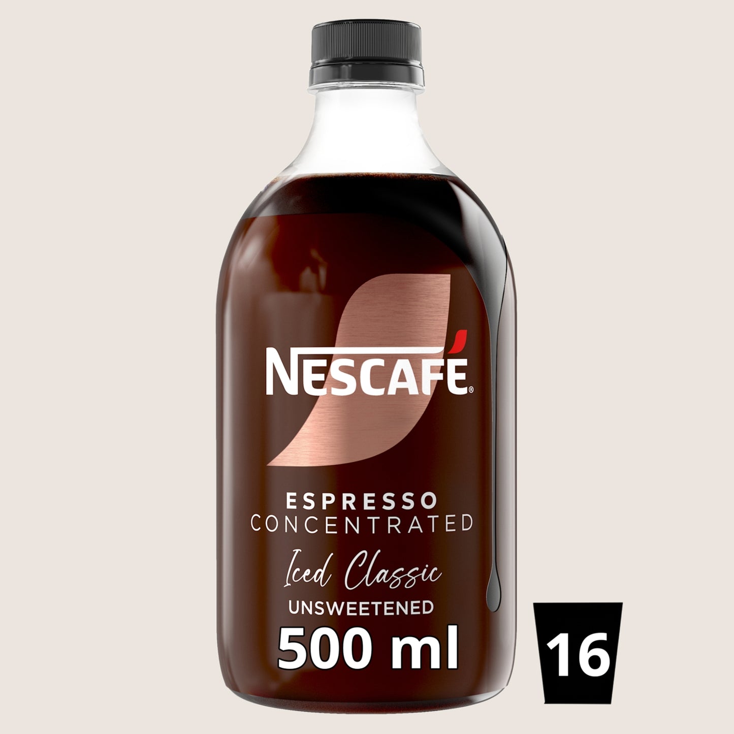 Nescafé Iced Coffee Espresso Concentrated Unsweetened No Artificial Additives 500ml