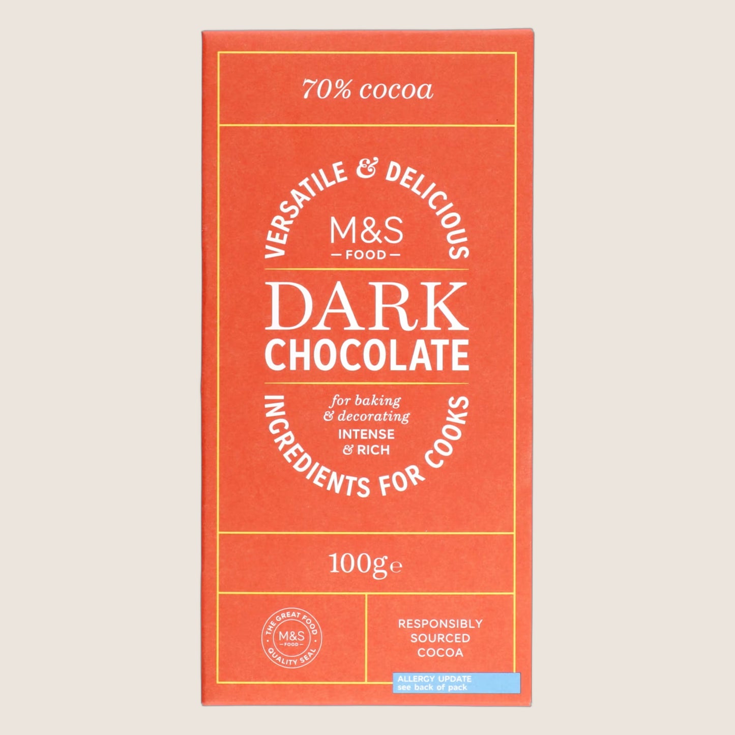 M&S Dark Chocolate 100 g