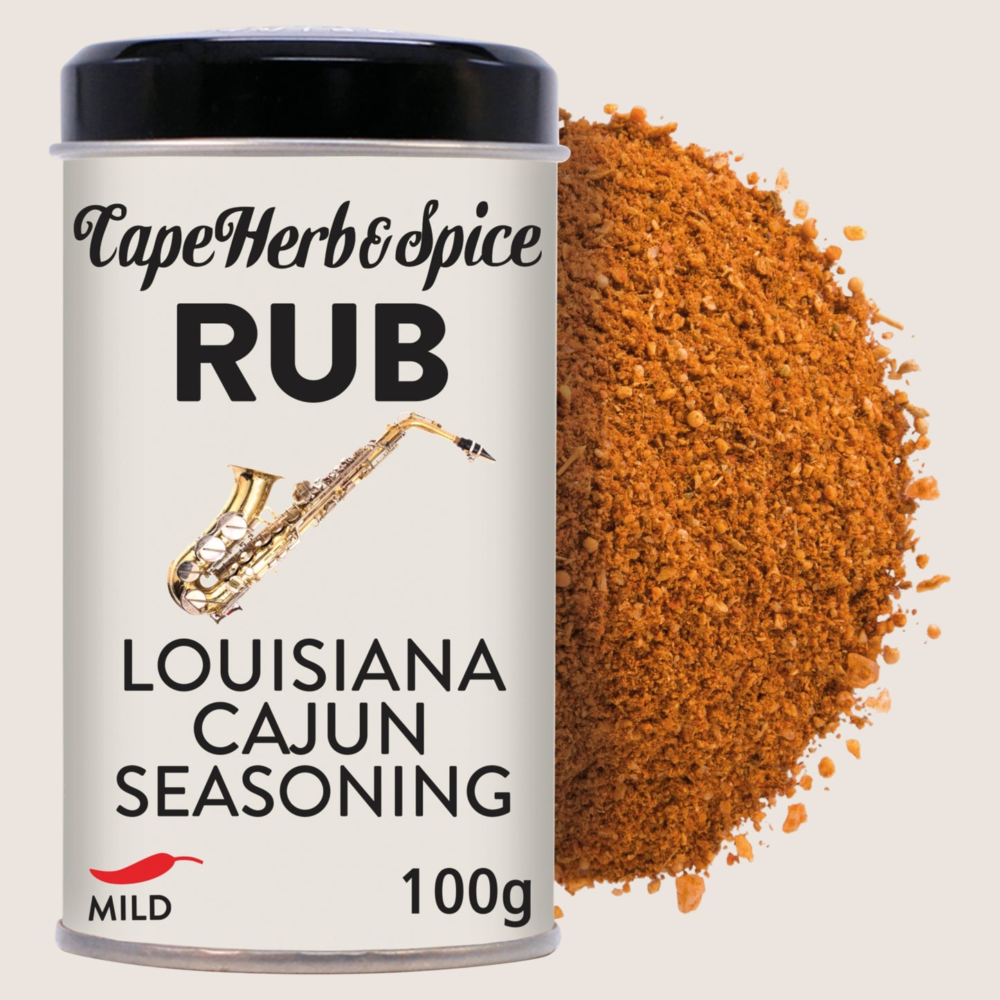 Cape Herb & Spice Rub Louisiana Cajun Seasoning No Artificial Additives 100g