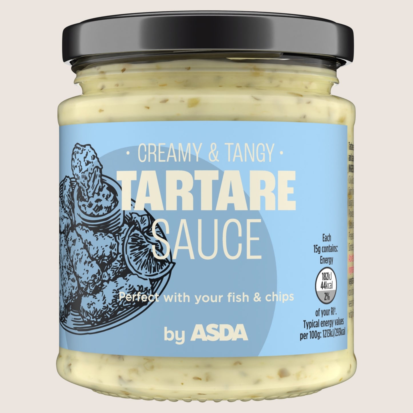 ASDA Tartare Sauce No Artificial Additives 160g