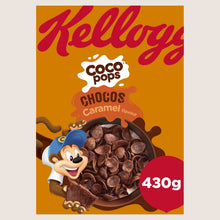 Kellogg's Coco Pops Chocos Caramel Breakfast Cereal Vitamin Fortified 430g