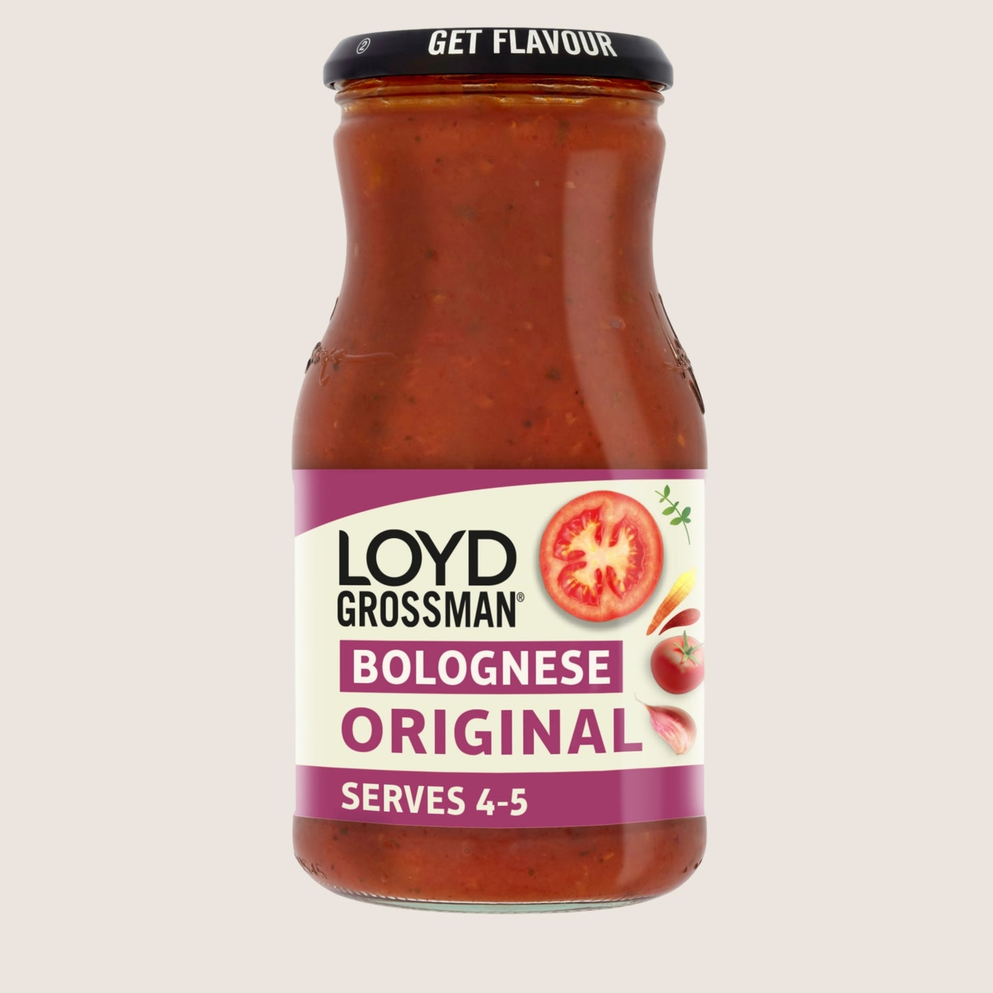 Loyd Grossman Bolognese Original Pasta Sauce No Artificial Additives 660g