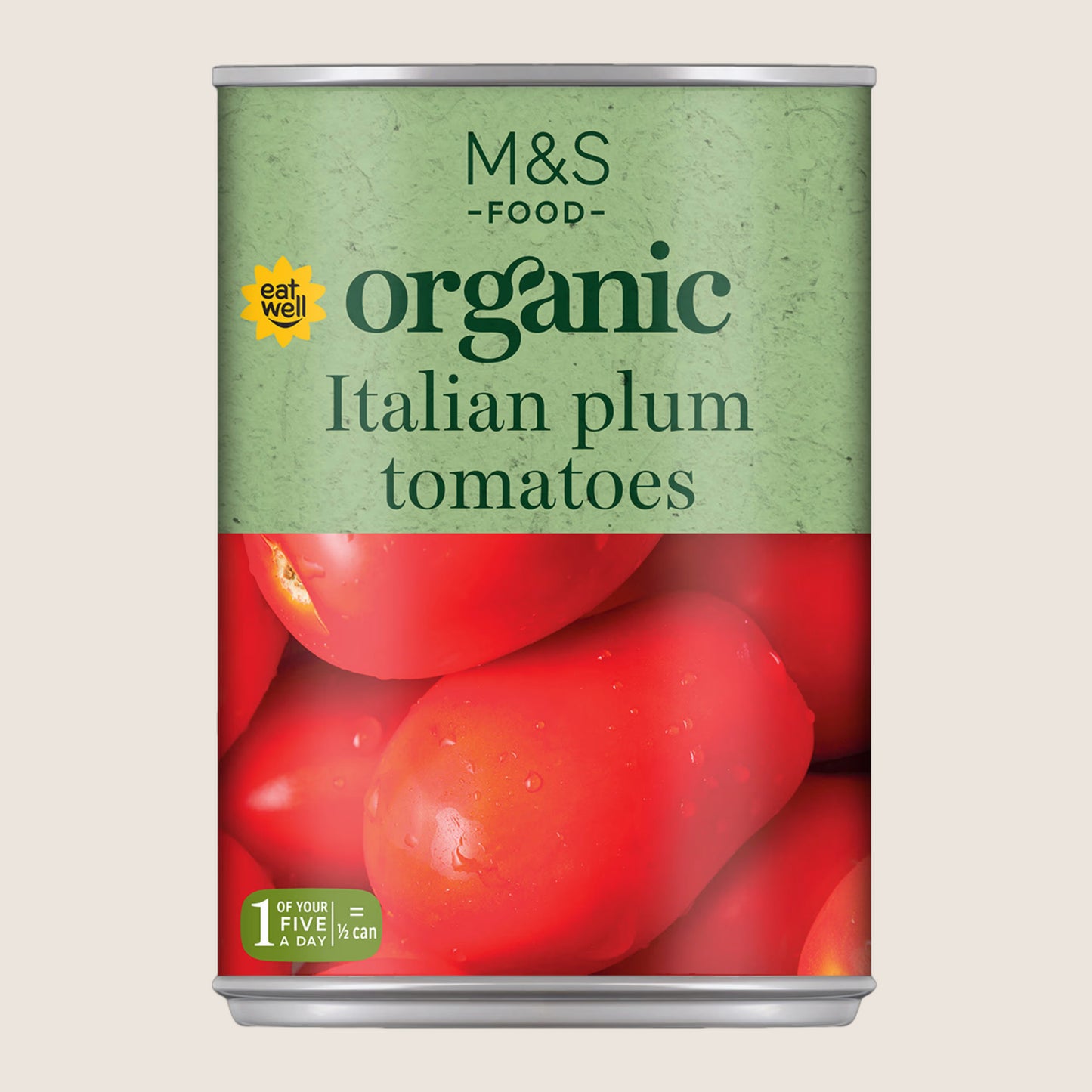 M&S Organic Italian Plum Tomatoes 400 g