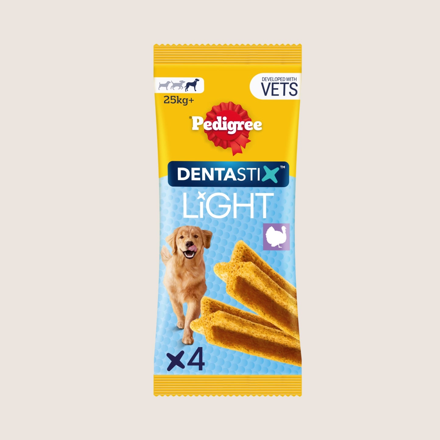Pedigree DENTASTIX™ Light Daily Dental Chews Large Dog Treats 4 Sticks Light